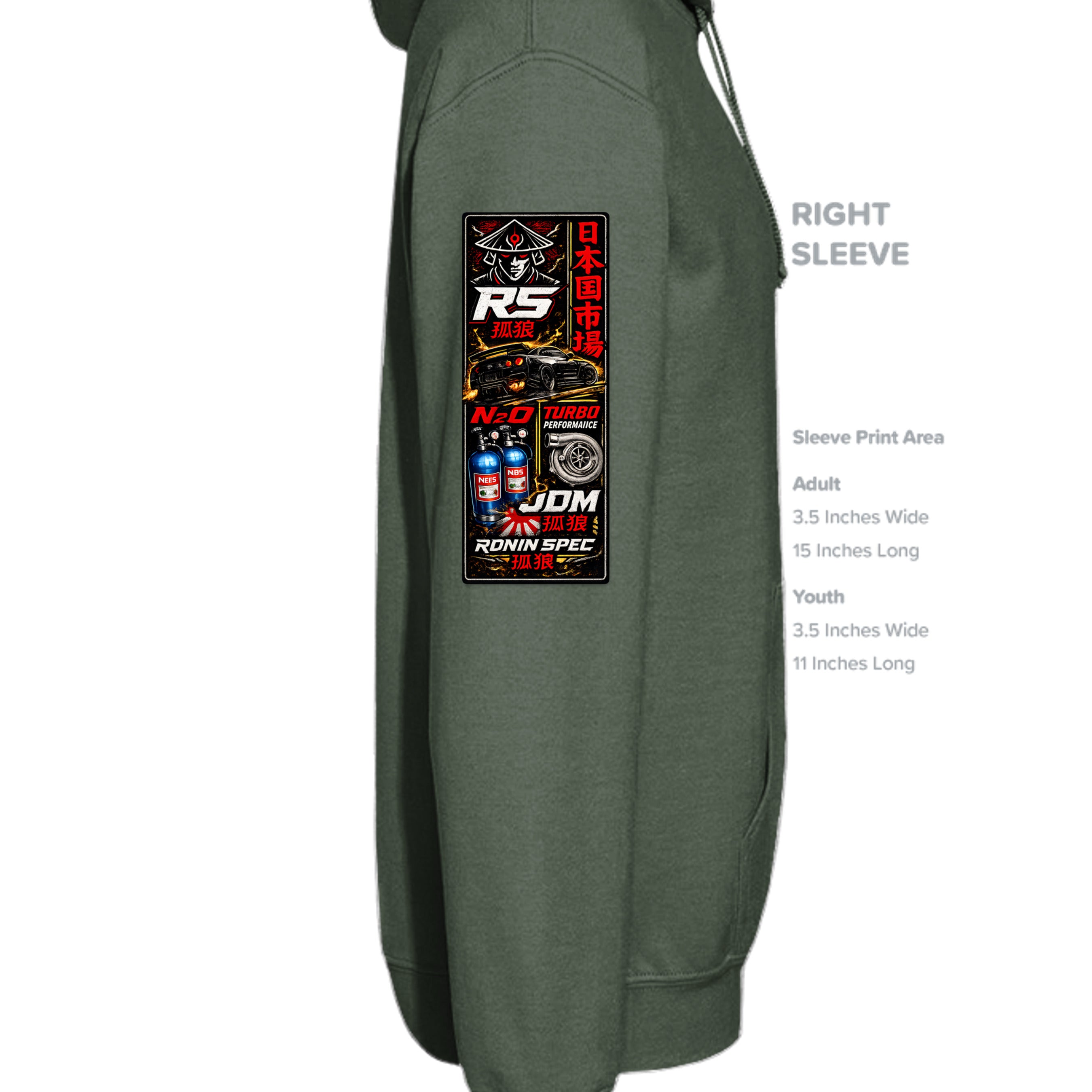 Fatigue Green - P170 - SLEEVE_RIGHT