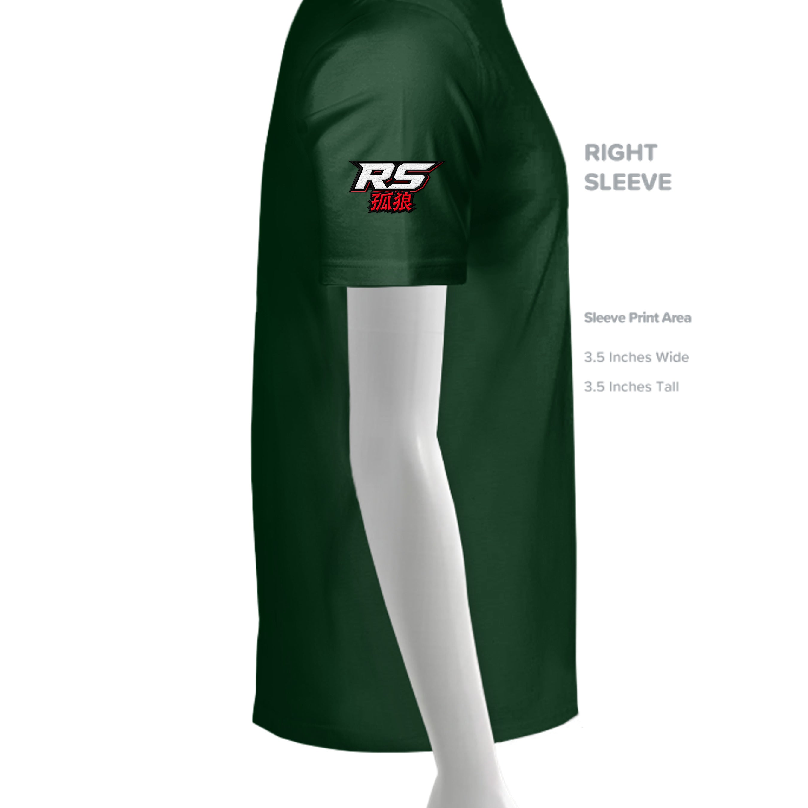 FOREST GREEN - 3600 - SLEEVE_RIGHT