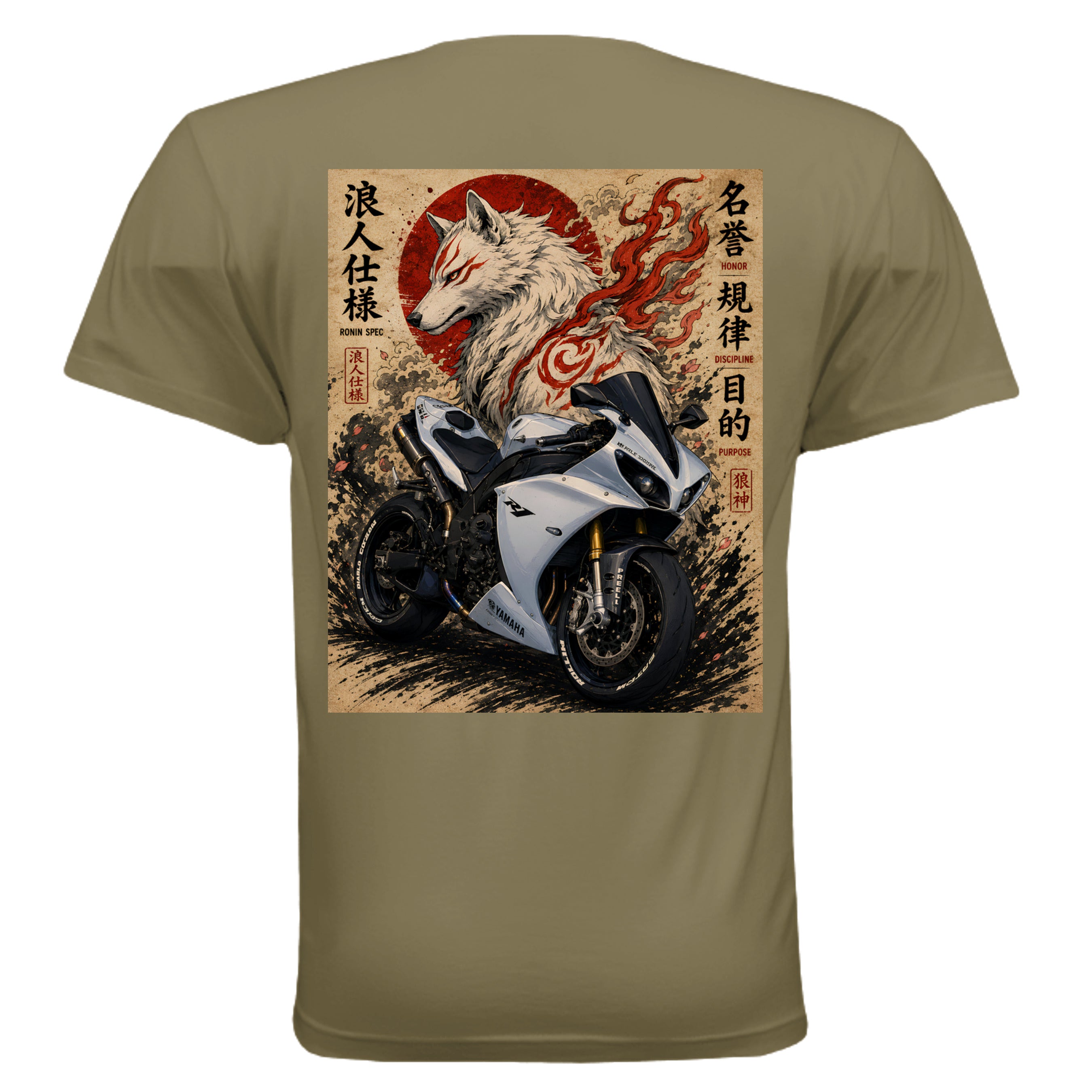 MILITARY GREEN - 3600 - BACK