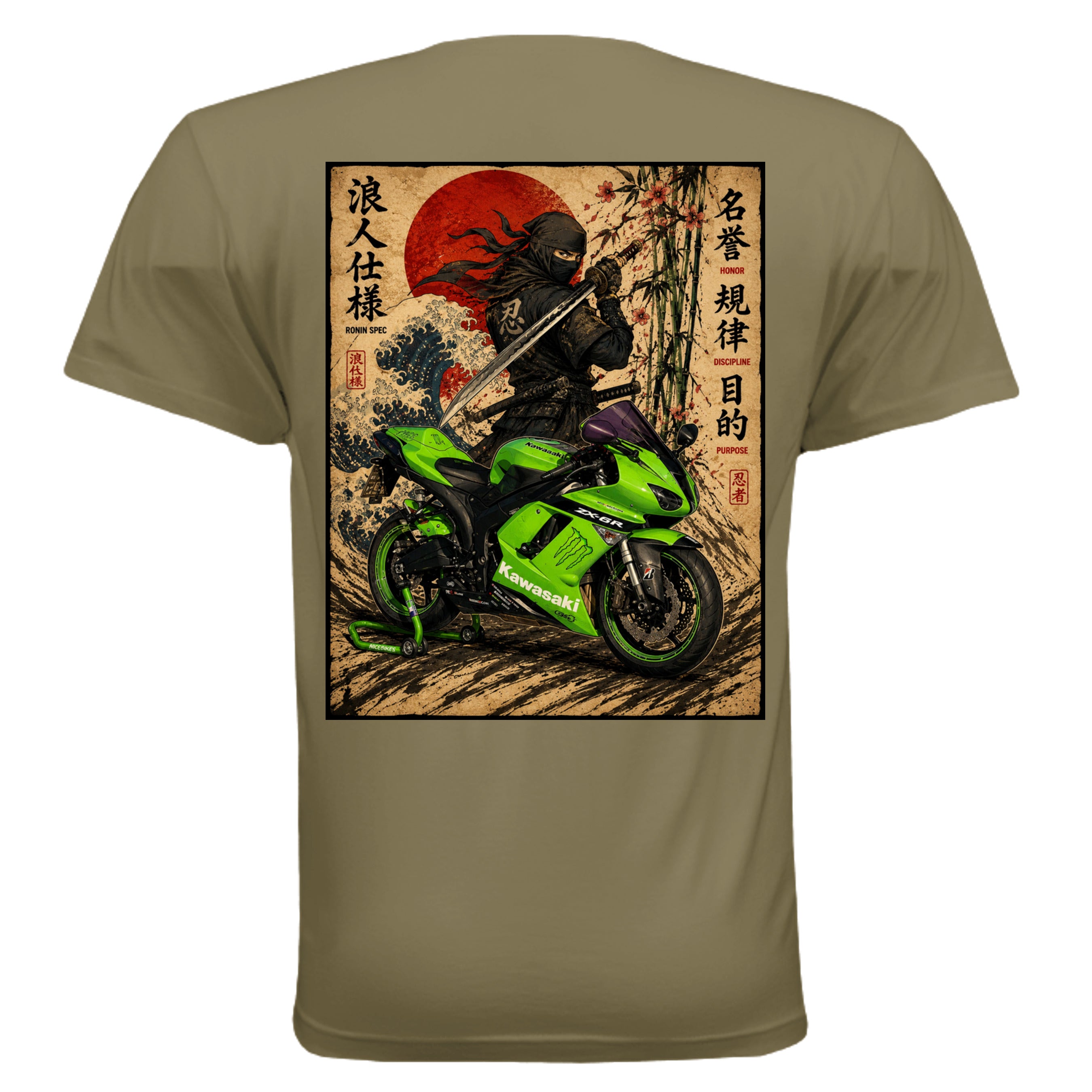 MILITARY GREEN - 3600 - BACK