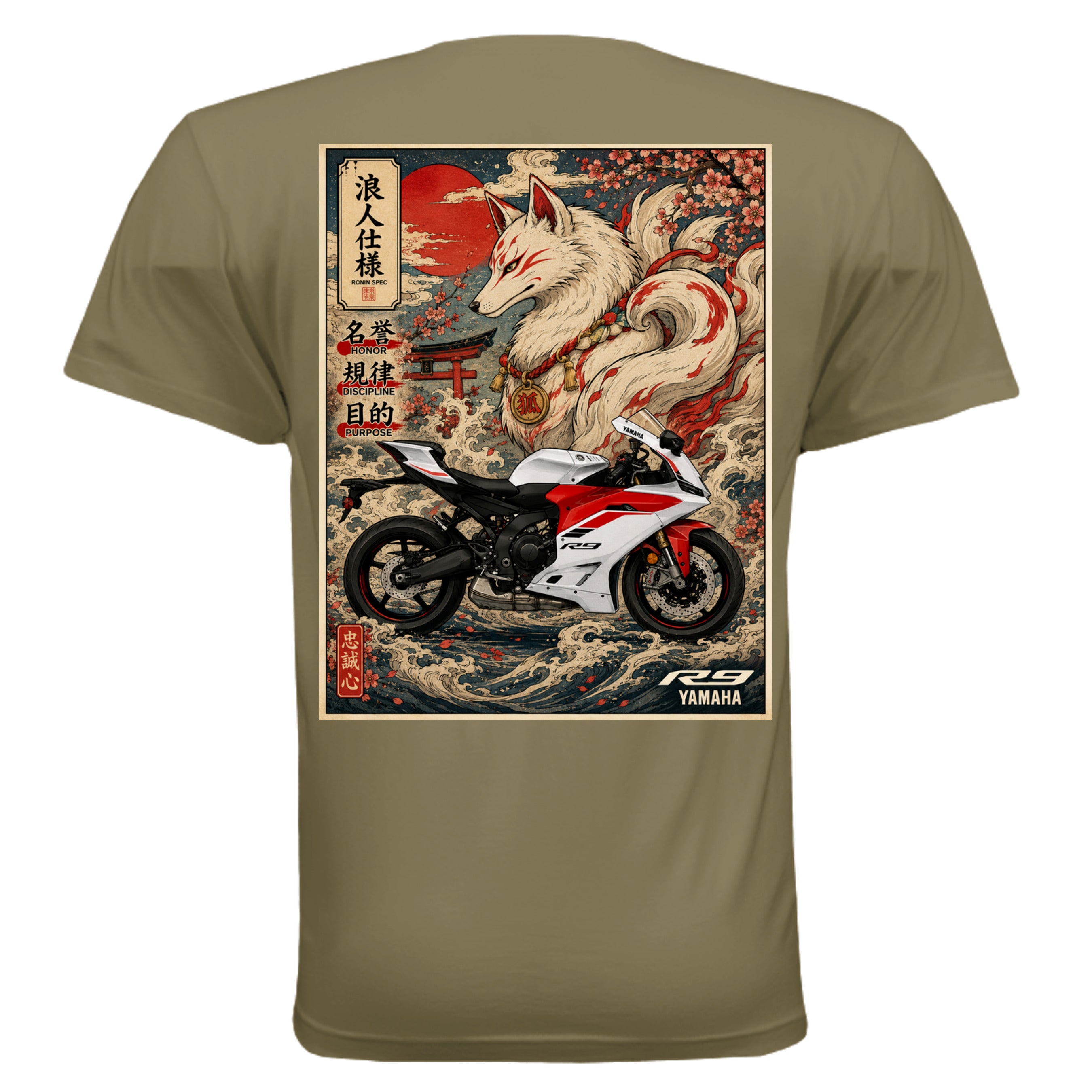 MILITARY GREEN - 3600 - BACK