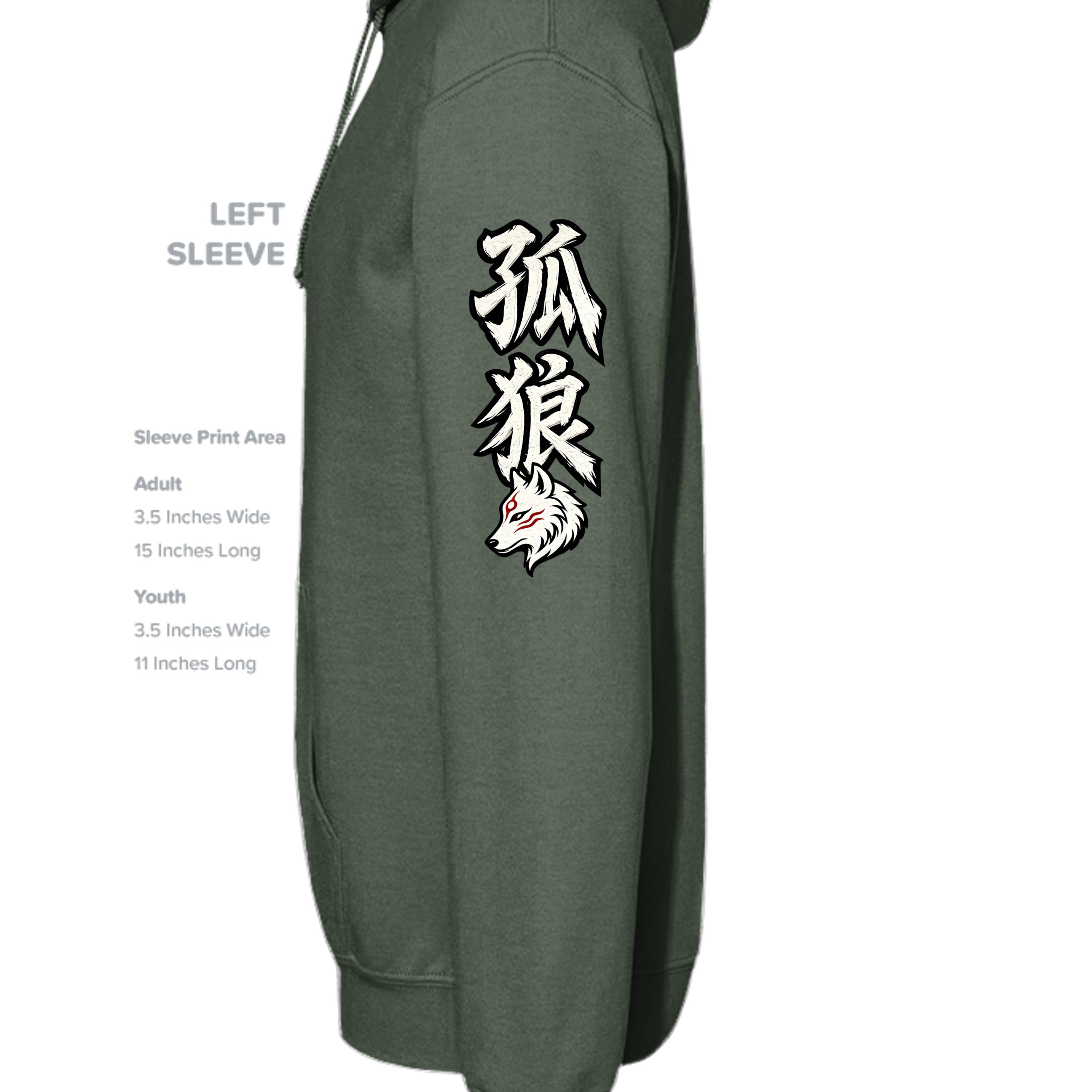 Fatigue Green - P170 - SLEEVE_LEFT