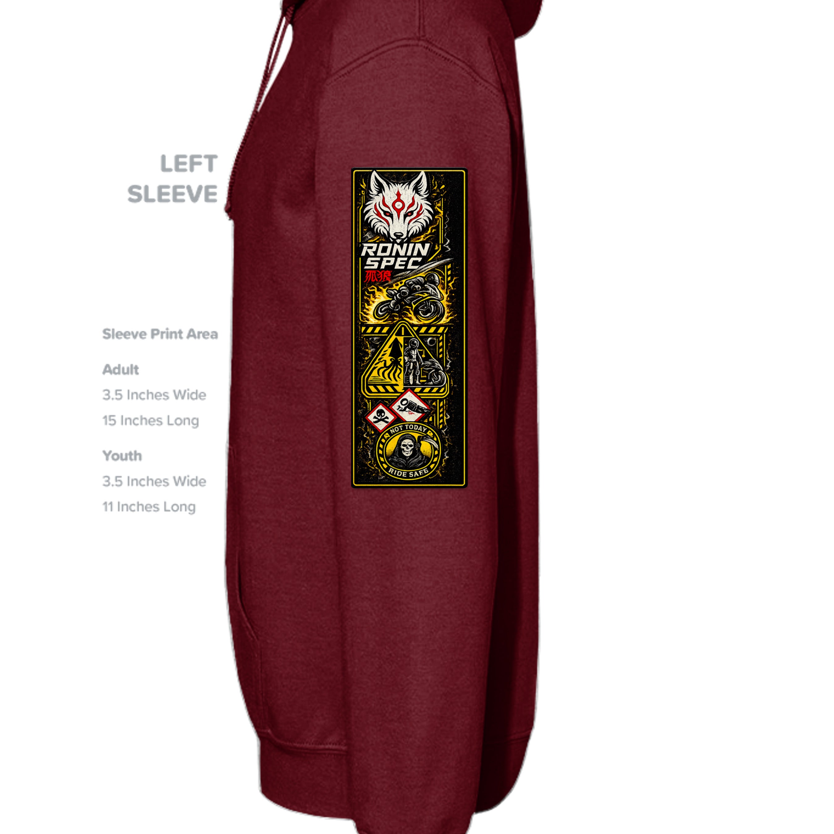 MAROON - P170 - SLEEVE_LEFT