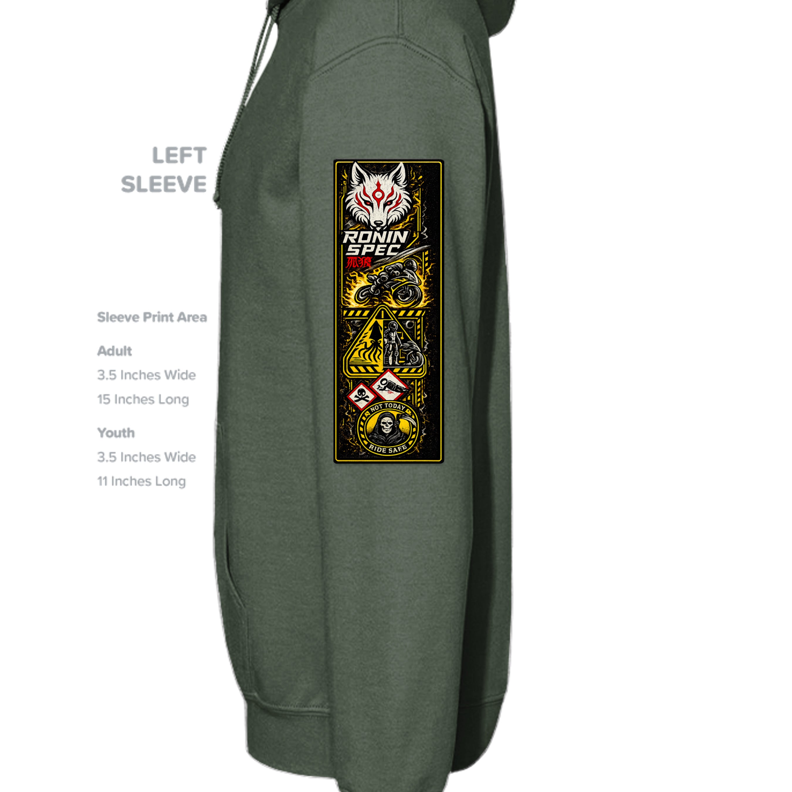 Fatigue Green - P170 - SLEEVE_LEFT